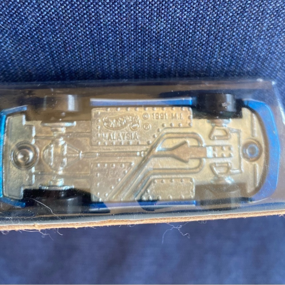 1995 Hot Wheels #275 Race Team Series 1/4 LUMINA STOCKER Blue w/7 Spokes… - Picture 4 of 5
